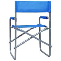 VidaXL Regisseursstoelen 2 st staal blauw - thumbnail
