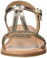 Leren sandalen Badou LES TROPEZIENNES® BY M. BELARBI goudbeige - thumbnail