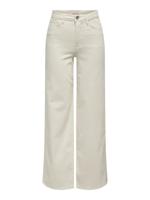Only Onlmadison Blush Hw Wide Dnm Cro Noos 15310632 Loose Fit Ecru - thumbnail