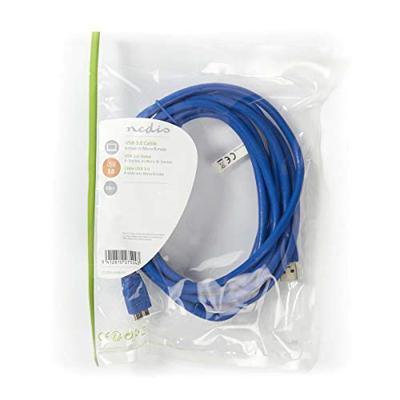 Nedis CCGP61500BU50 Usb 3.0-kabel A Male - Micro-b Male 5,0 M Blauw