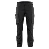 Blåkläder Dames Service werkbroek Stretch 71591845 | Zwart | Maat 56 - 7330509815465 - thumbnail