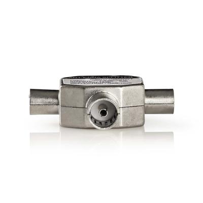 Nedis Satelliet- en Antenne-Adapter | 2x Coax Male | IEC Female | 1 stuks - CSBW40950WT CSBW40950WT