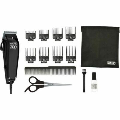 Tondeuse Home Pro 300 - WAHL 20102.0460 - Kit 15 stuks - 8 knipgeleiders 3 mm tot 25 mm - Met snoer