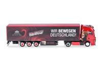Herpa 318075 H0 Vrachtwagen MAN TGX GX Gardinenplanensatteltrein „Genthner/wij bewegen Duitsland” (Baden-Württemberg/Oberderdingen) - thumbnail