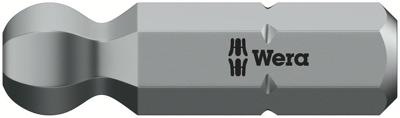 Wera 842/1 Z Zeskant Bits Kogelkop, 3.0 mm x 25 mm - 1 stuk(s) - 05056352001 Wera 842/1 Z Zeskant Bits Kogelkop, 3.0 mm x 25 mm - 1 stuk(s) - 05056352001