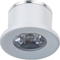 LED Veranda Spot Verlichting - 1W - Warm Wit 3000K - Inbouw - Rond - Mat Wit - Aluminium - Ø31mm - thumbnail