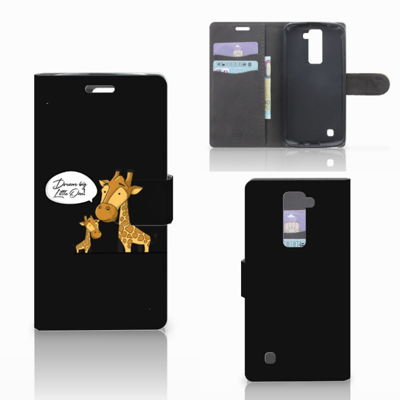 LG K10 2015 Leuk Hoesje Giraffe LG K10 2015 Leuk Hoesje Giraffe