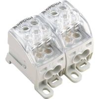 Weidmüller 1562150000 Verdeelblok Schroeven Grijs, Transparant 1 stuk(s) - thumbnail