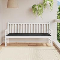 VidaXL Tuinbankkussen 180x50x3 cm oxford stof zwart - thumbnail