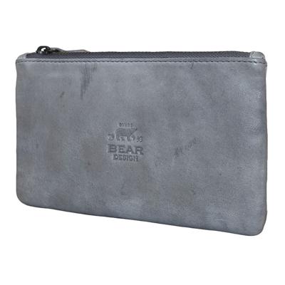 Bear Design Leren Etui Steel Grijs