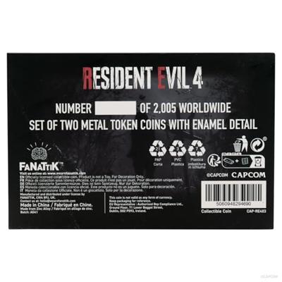 Resident Evil 4 Collectable Coins 2-Pack Tokens Limited Edition