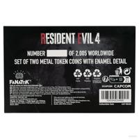 Resident Evil 4 Collectable Coins 2-Pack Tokens Limited Edition - thumbnail