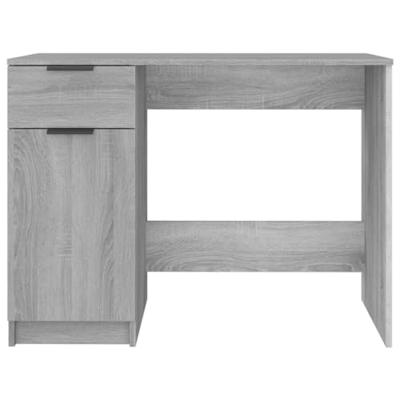 Bureau 100x50x75 cm bewerkt hout grijs sonoma eikenkleurig