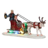Kerstfiguur Reindeer Sleigh Luville - Luville - thumbnail