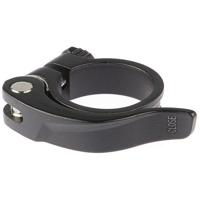 TranzX zadelpenklem met snelspanner 31.8ø zwart op kaart - thumbnail