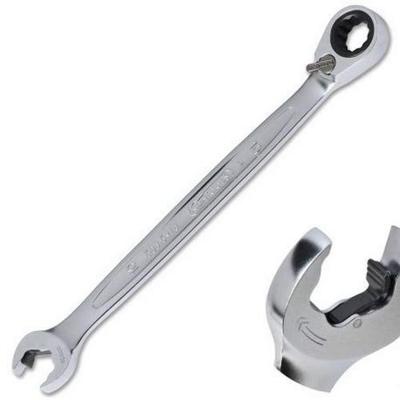 KS Tools 503.5950 503.5950 Steek-ringratelsleutel Sleutelbreedte (metrisch) 8 - 19 mm