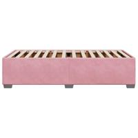 Bedframe fluweel roze 80x200 cm - thumbnail