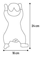 Forre konijn bruin S hondenspeelgoed Per stuk - thumbnail