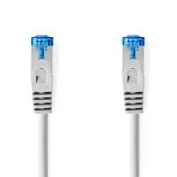 Nedis CAT6a netwerkkabel | S/FTP | RJ45 Male | RJ45 Male | 5.00 m | Snagless | Rond | LSZH | Wit | Label - CCGL85330WT50 - thumbnail