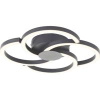 Brilliant G80660/06 Fico Plafondlamp LED 22 W Zwart - thumbnail