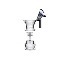Alessi Percolator Pulcina - MDL02/6 B - Zwart - 6 kops - door Michele De Lucchi - thumbnail