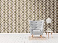 Livingwalls My Home My Spa goud behang | 386911 - thumbnail