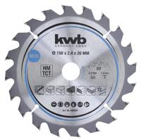 kwb 583557 Hardmetaal-cirkelzaagblad 150 x 20 mm 1 stuk(s) - thumbnail