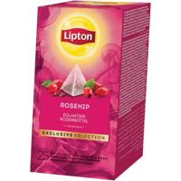 Lipton thee Exclusive Selection, Rozebottel, doos van 25 zakjes - thumbnail