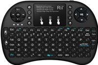 Rii i8+ Mini toetsenbord Draadloos Zwart - thumbnail