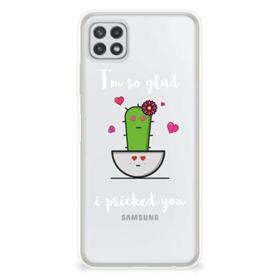 Samsung Galaxy A22 5G Telefoonhoesje met Naam Cactus Glad