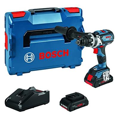 Bosch Blauw GSR 18V-110 C - 18V Li-Ion accu boor-/schroefmachine set (2x4.0Ah accu) in L-Boxx - 06019G010A