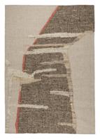 Dutchbone Vloerkleed 'Briton' Wol en jute, 200 x 300cm, kleur Beige - thumbnail