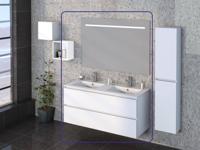 SEPHIA compleet badmeubel 120cm mat wit - thumbnail