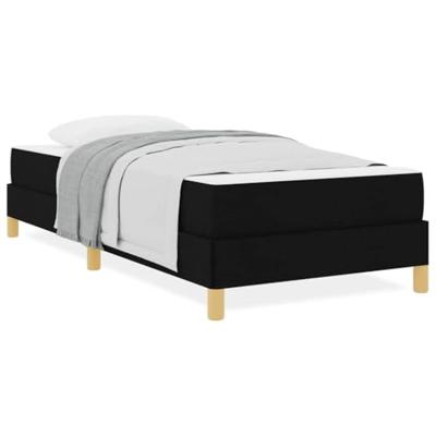 Boxspring bed Zwart en Bruin 90 x 200 cm