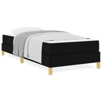 Boxspring bed Zwart en Bruin 90 x 200 cm - thumbnail