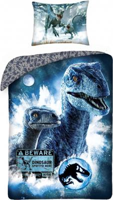 Jurassic World Dekbedovertrek blauw 140 x 200 cm - Katoen - 70 x 90 cm