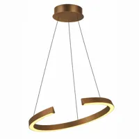 Freelight Hanglamp Cavallo Ø 65 cm comfortlift brons goud - thumbnail