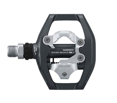 Pedaalset Shimano PD-EH500 met SM-SH56 schoenplaatjes Pedaalset Shimano PD-EH500 met SM-SH56 schoenplaatjes