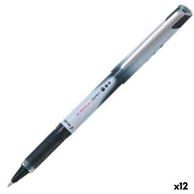 Boligrafo de tinta líquida Pilot V-BALL 7 GRIP Zwart 0,7 mm (12 Stuks)