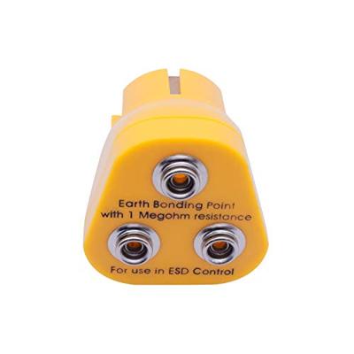 Quadrios ESD-aardingsstekker Drukknop 10 mm
