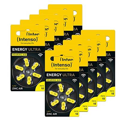 Intenso Batterij voor hoortoestel PR70-10 1.45 V 60 stuk(s) 86 mAh Zink-lucht 7504416MP Intenso Batterij voor hoortoestel PR70-10 1.45 V 60 stuk(s) 86 mAh Zink-lucht 7504416MP