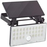 Brilliant Luton G40421/06 Wandlamp op zonne-energie met bewegingsmelder LED 6 W Zwart - thumbnail