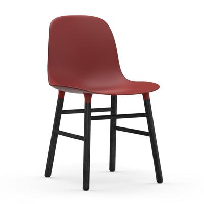 Normann Copenhagen Form eetkamerstoel Red vierpoot zwart eikenhout Normann Copenhagen Form eetkamerstoel Red vierpoot zwart eikenhout