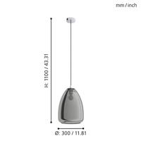 Eglo HanglampAlobrase Ø 30cm - 98614 - thumbnail