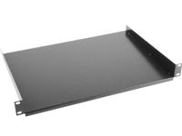 Lanberg AK-1008-B rek voor 19'' racks 450/600/800mm (1U, 483x315mm, draagvermogen tot 20kg) zwart - thumbnail