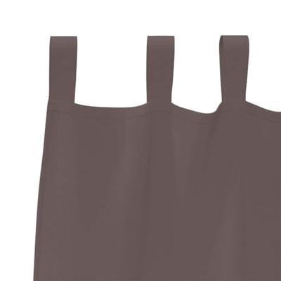 VidaXL Zwart-out gordijnen met ringen 2 pcs donkerbruin 225 x 140 cm VidaXL Zwart-out gordijnen met ringen 2 pcs donkerbruin 225 x 140 cm