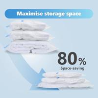 VidaXL Opslagzakken 15 pcs transparant en blauw 130 x 100 cm - thumbnail