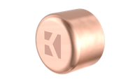 Kirchhoff Koperen eindkap, blank, 18 mm, 1 socket (5301) - 989203055 - thumbnail