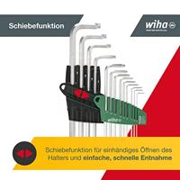 Wiha Stiftsleutelset | in ProStar houder | TORX® | 14-delig | titaanzilver - 39104 - 39104 - thumbnail