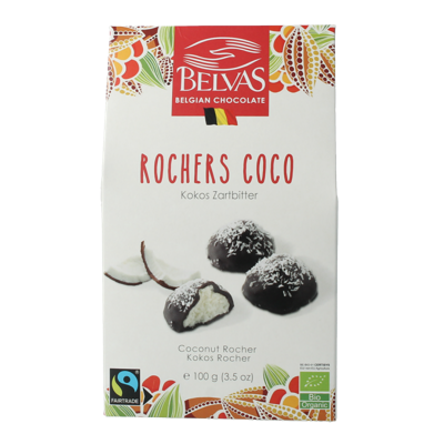 Belvas Kokos rocher bio 100 Gram Belvas Kokos rocher bio 100 Gram